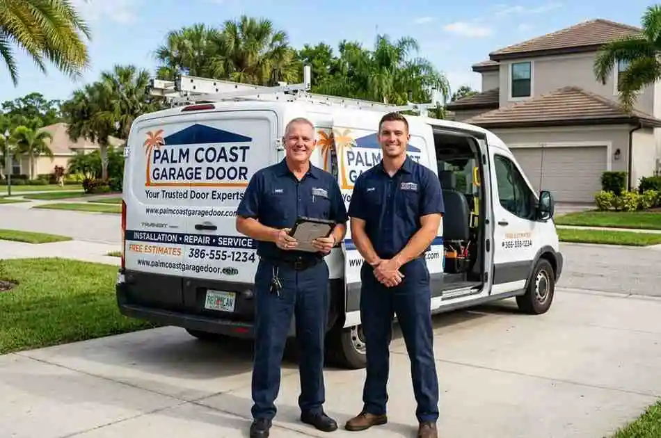 Palm Coast Garage Door family owned team serving Flagler County FL