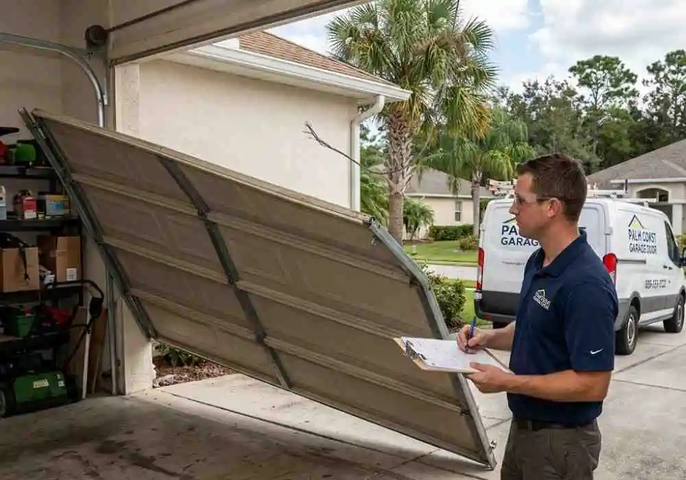 Garage Door Cable Repair 1 Broken garage door cable repair Palm Coast FL