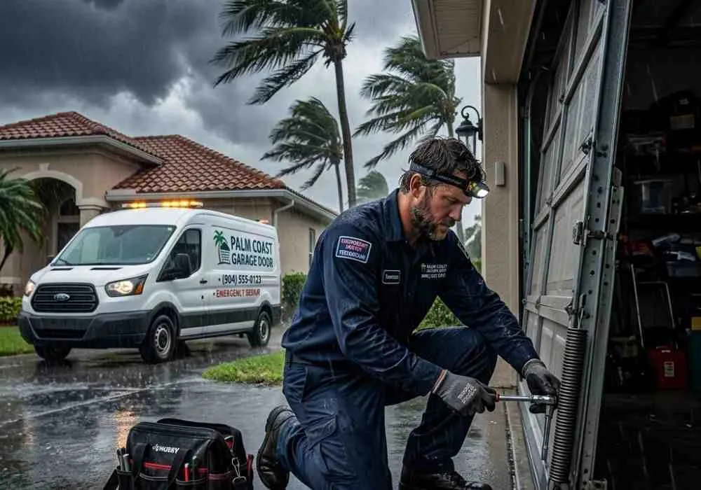 Emergency Garage Door Storm Repair Palm Coast FL