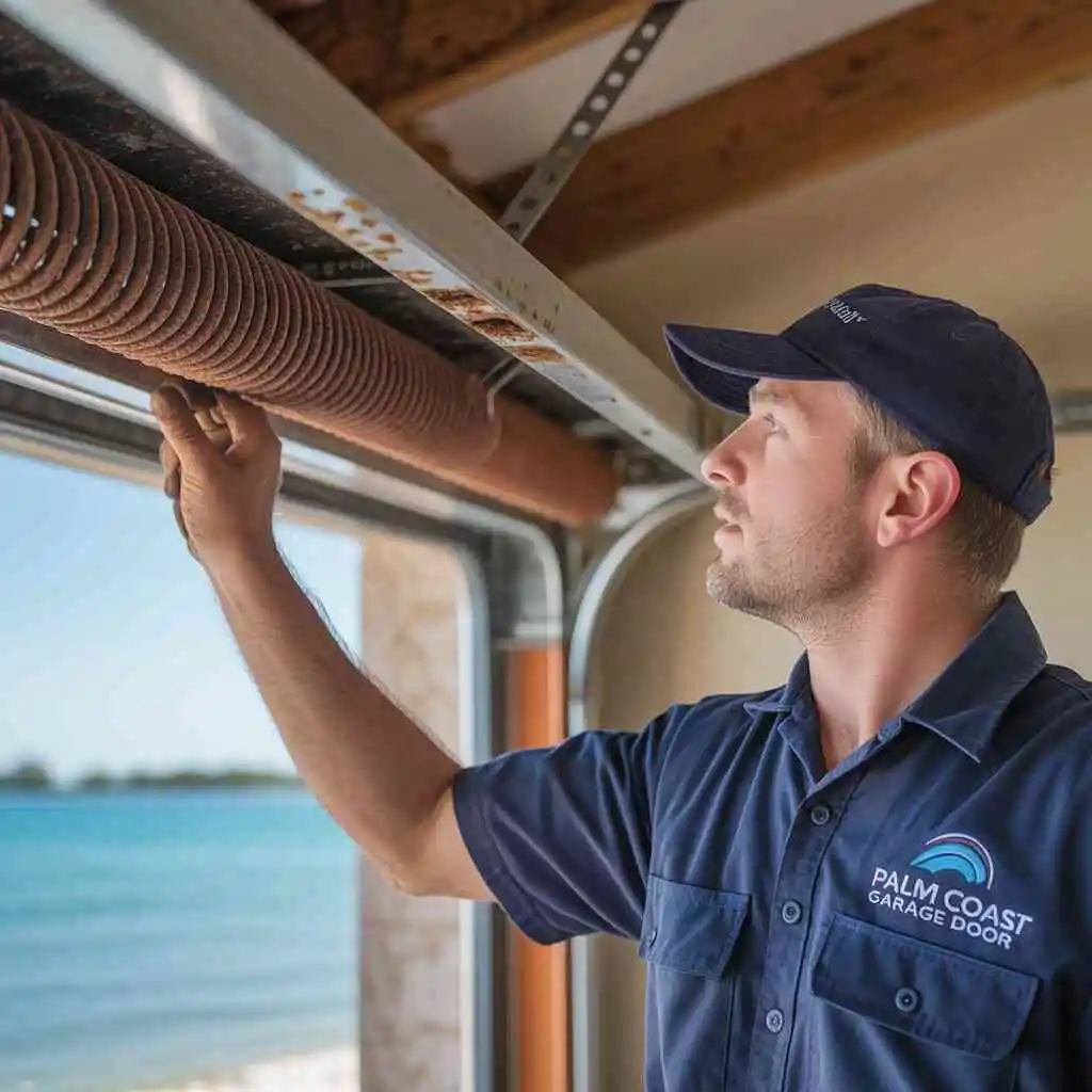 Florida coastal climate garage door specialists in Palm Coast FL