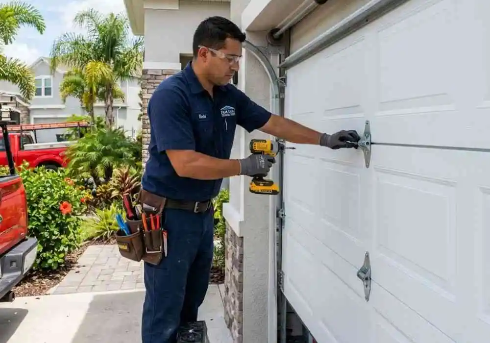 Garage door panel installation in Palm Coast FL