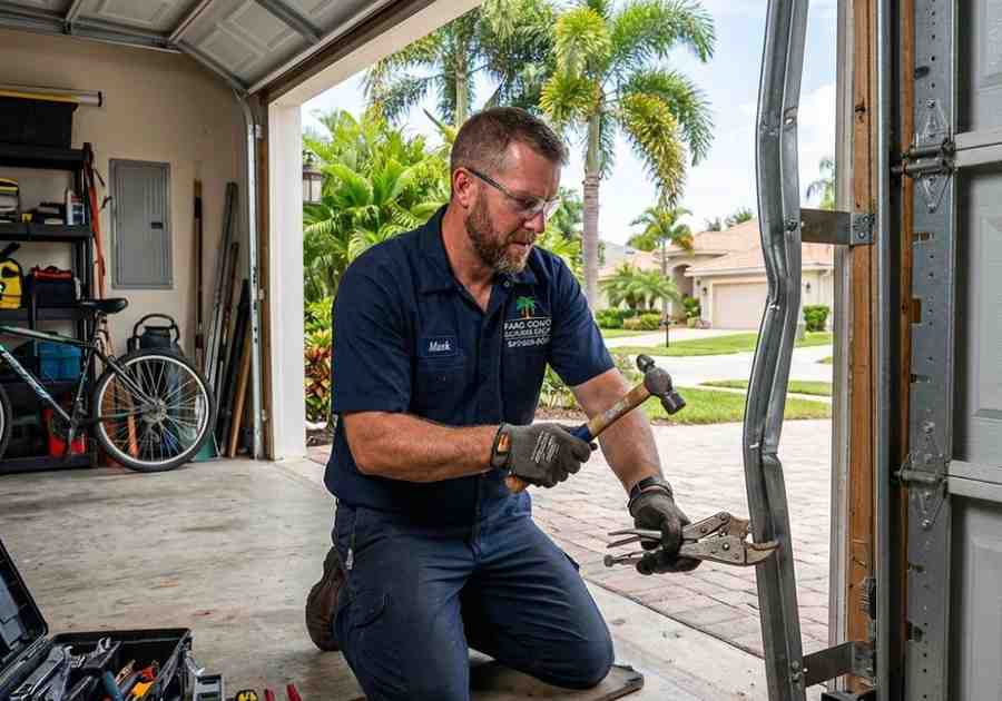 Garage Door Repair Ormond Beach FL 19 Professional garage door track repair and alignment service in Palm Coast FL