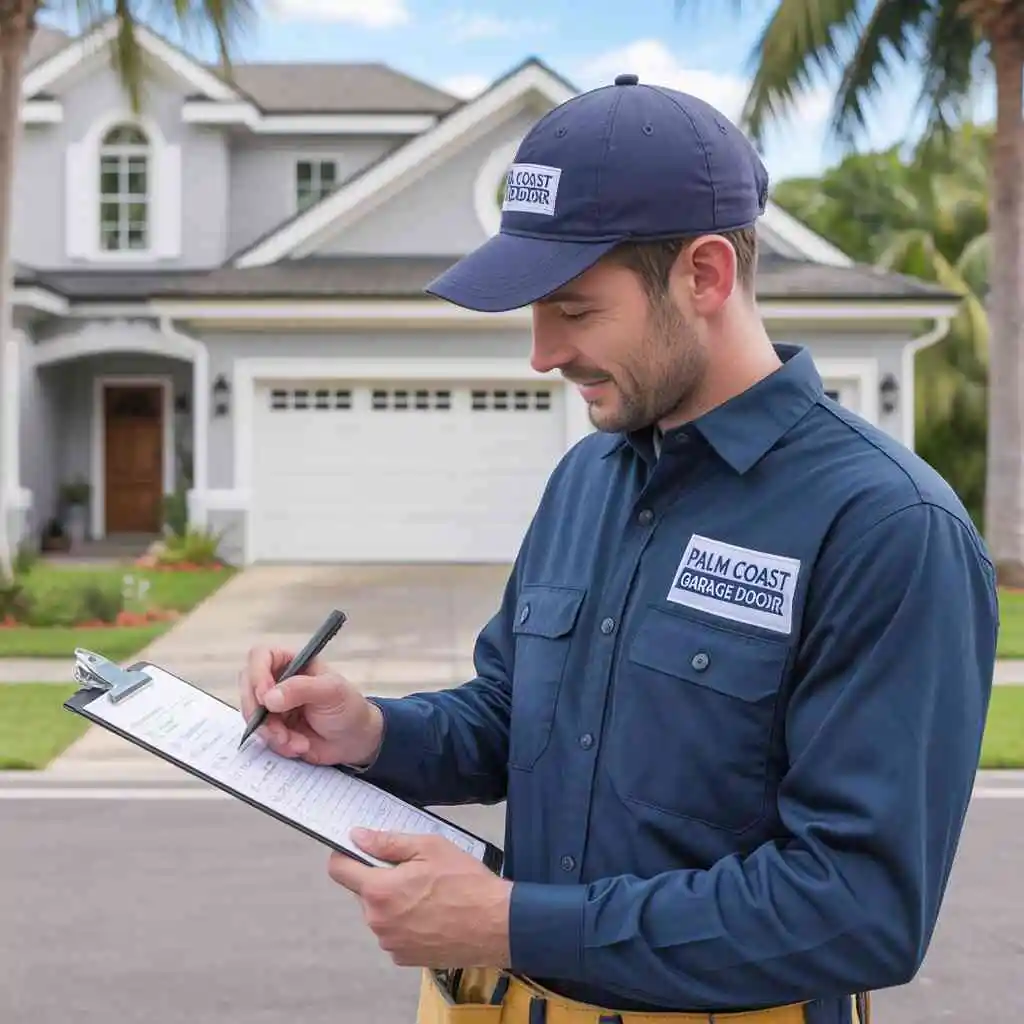 Transparent and upfront garage door repair pricing in Palm Coast FL